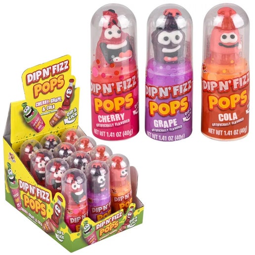 Alberts Dip N Fizz Soda Bottle Pop Cola Cherry Grape 12ct Empire Snacks alberts-dip-n-fizz-soda-bottle-pop-cola-cherry-grape-12ct-empire-snacks